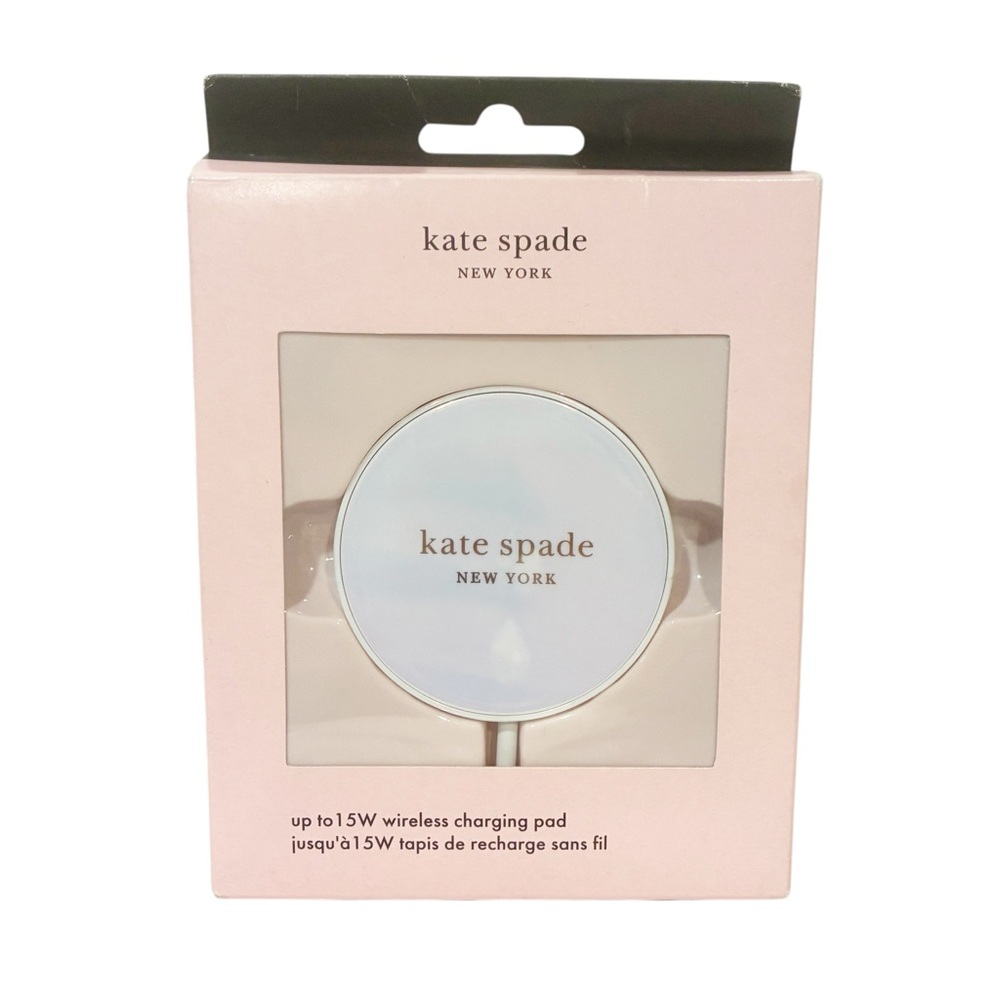 KATE SPADE 15W IRREDESCENT‎ WIRELESS CHARGING PAD NEW